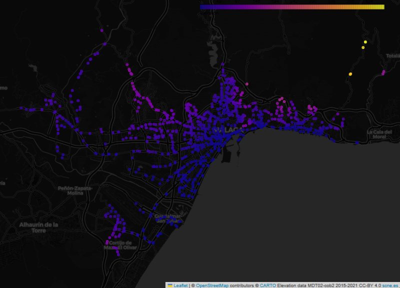 Similar to the previous map but extending further